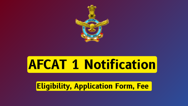 IAF AFCAT 2024 notification out